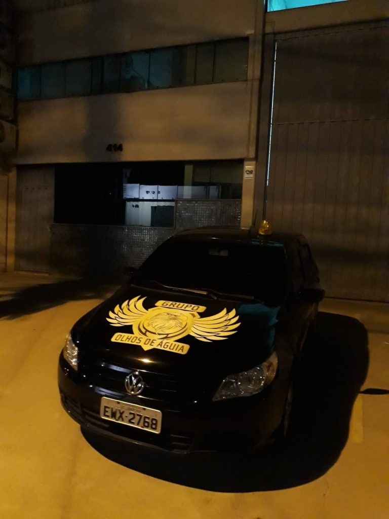 Equipe de vigilância patrimonial Grupo Olhos de Águia em operação